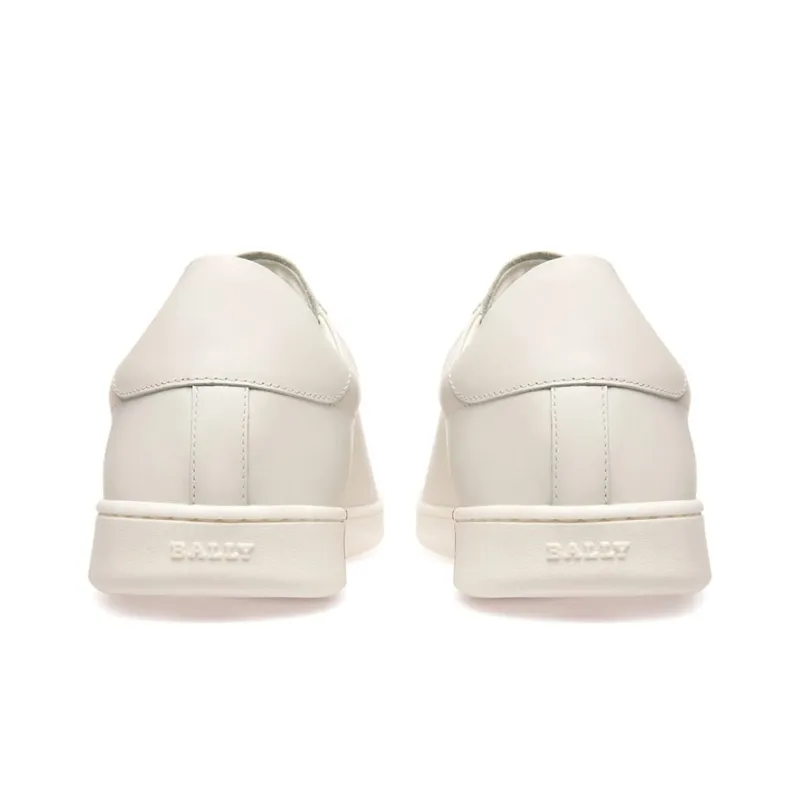 BALLY Asher Low Top Stylish Skateboarding Shoes Men's White-4