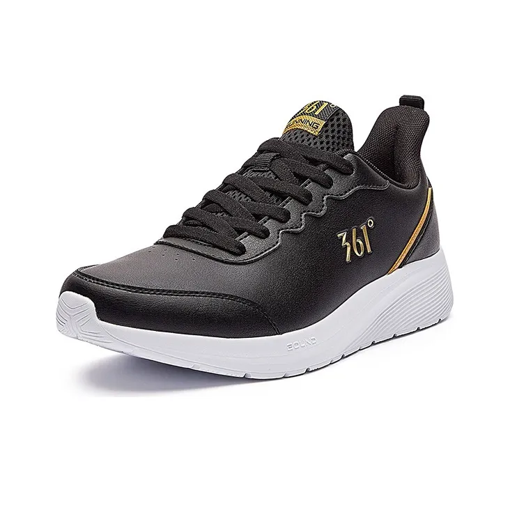 361° Shock Absorbers Low Top Running Shoes Men's Obsidian Black-2