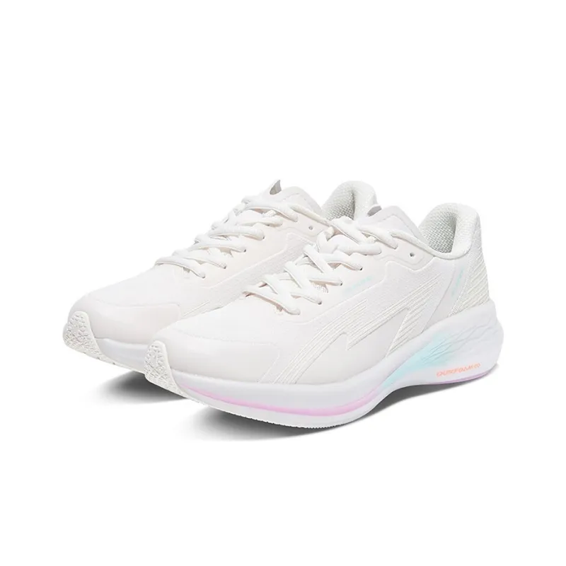 361° Flying Wing Running Shoes Women's Low Top White/Cyan-3