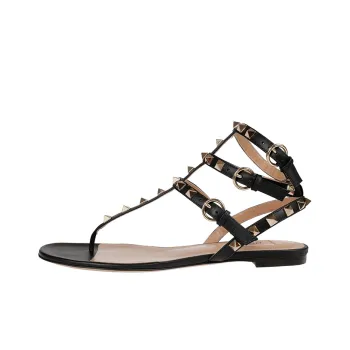 Valentino Garavani Rockstud Caged Flat Sandals