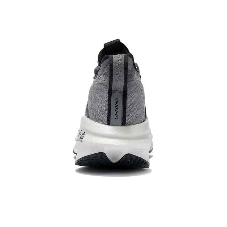 LiNing Jueying Essential Anti-Slip Wear-Resistant Low-Top Running Shoes Men's Gray-3