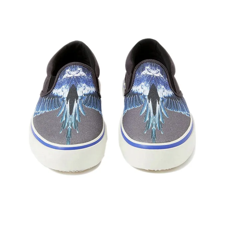 MARCELO BURLON COUNTY OF MILAN Burlon Low Top Stylish Skateboarding Shoes Men's Black-4