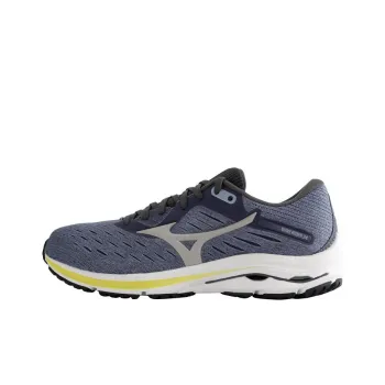 Wave Rider Mizuno 24 Super Wide 'Blue Grey Yellow'