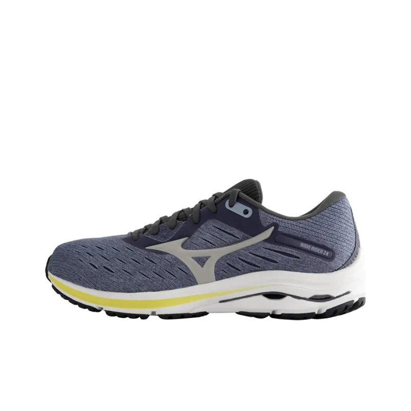 Mizuno Wave Rider 24 Super Wide 'Blue Grey Yellow'-0