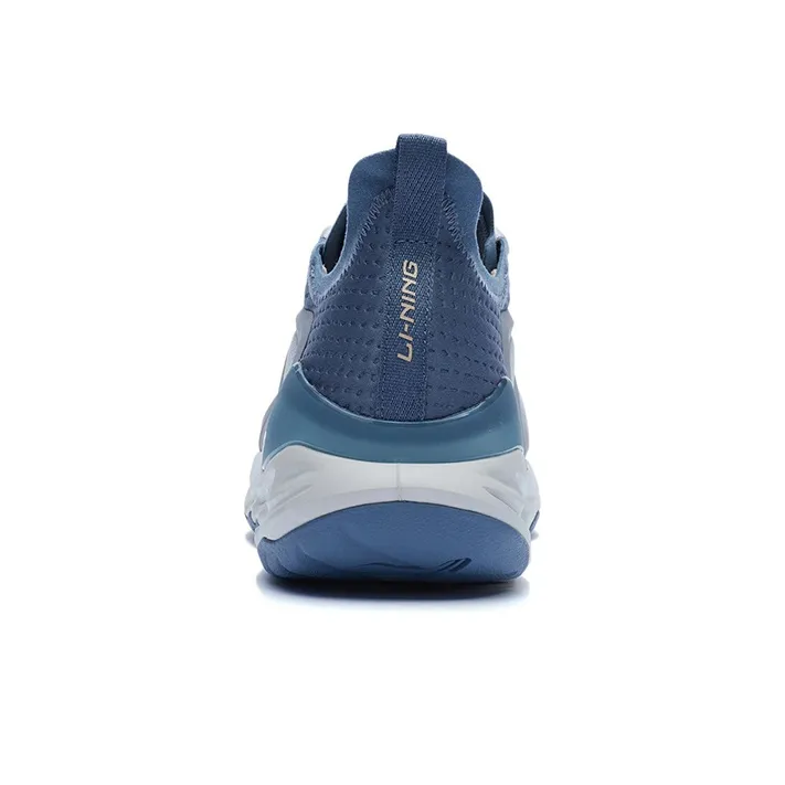 LiNing EazGo Reflective Low Top Running Shoes Men's Slate Blue-3
