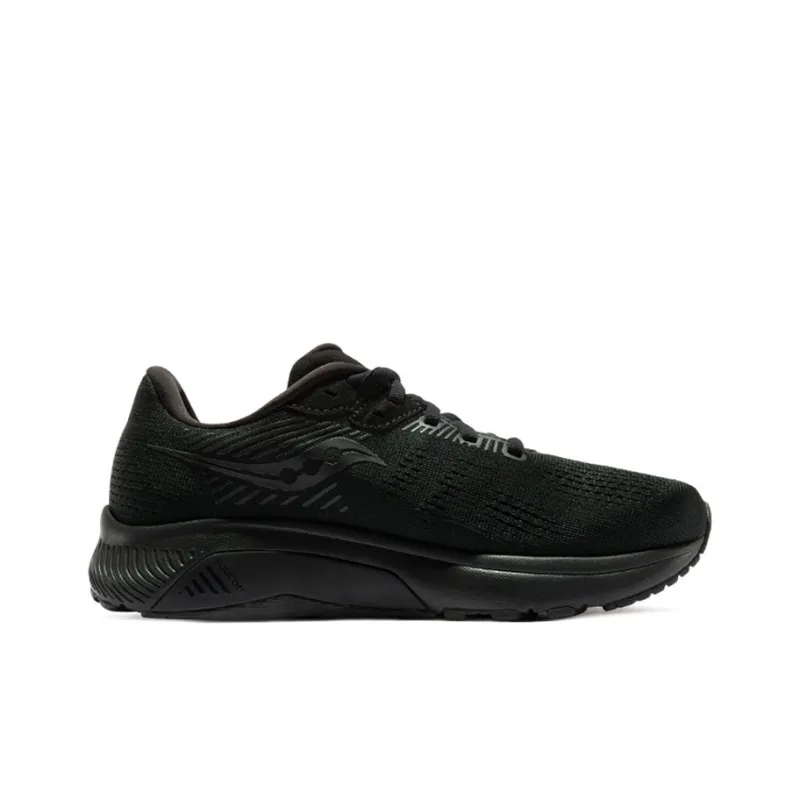 Saucony Guide 14 Cushioned Slip-Resistant Support Low-Top Running Shoes Women's Black-1