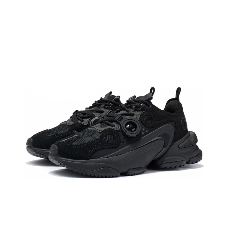 LiNing Nebula M1 Cushioning, Breathable, Thermal Low Top Casual Shoes Women's Black-2