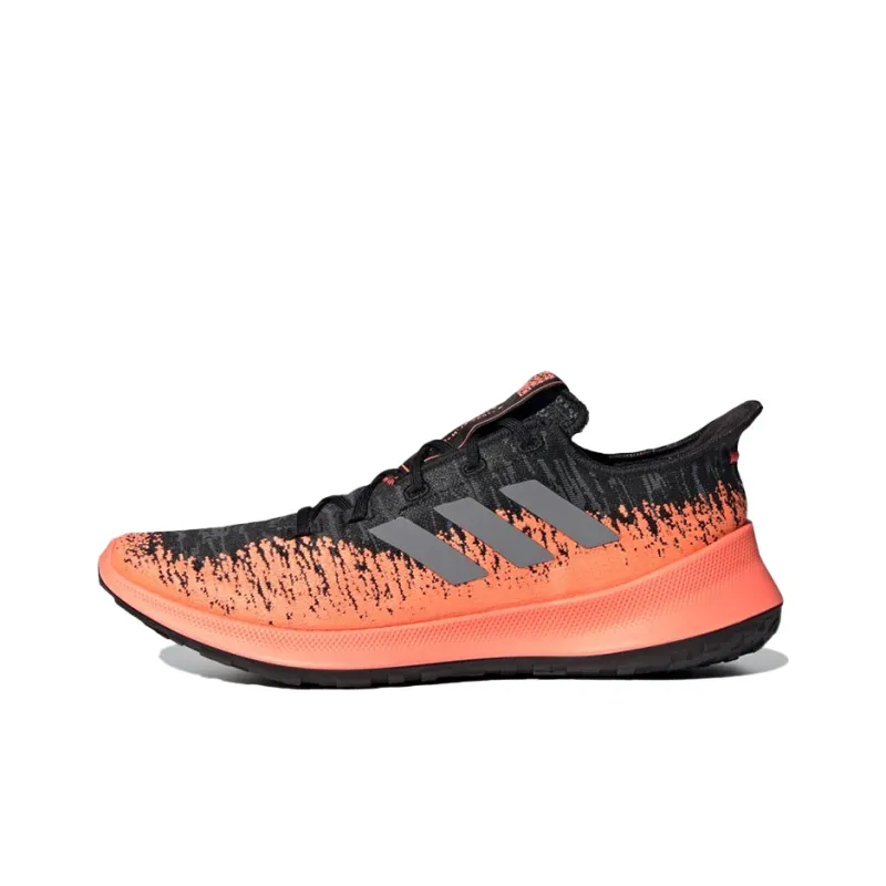 Adidas SenseBounce+ Wear-Resistant Low-Top Running Shoes Men's Orange Black-0