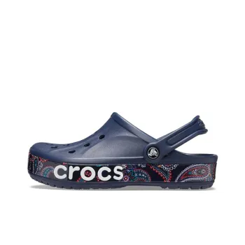 Crocs Bayaband Printing Sandals Unisex Blue