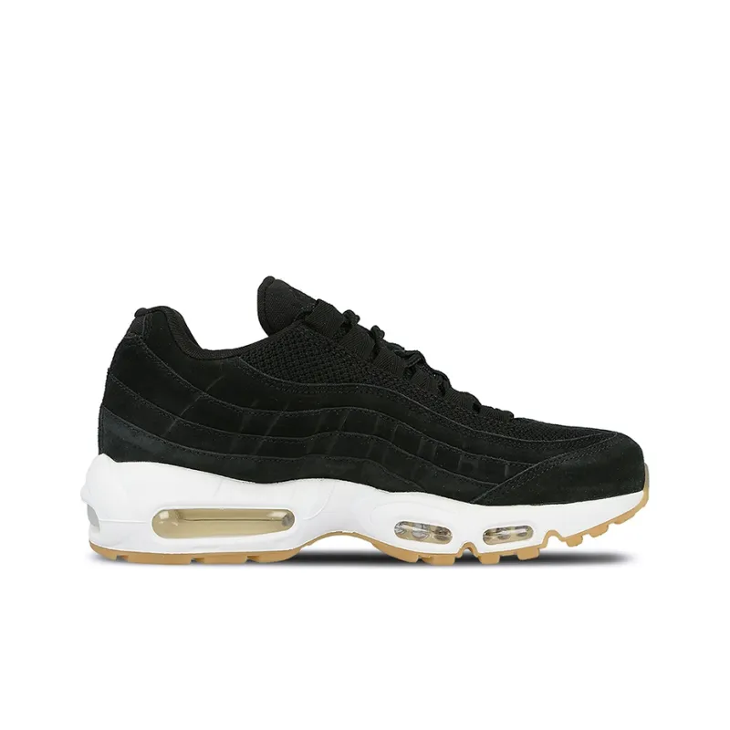 Nike Air Max 95 Cushioning Anti-Slip And Wear-Resistant Breathable Rebound Low-Top Running Shoes Men's Black-1
