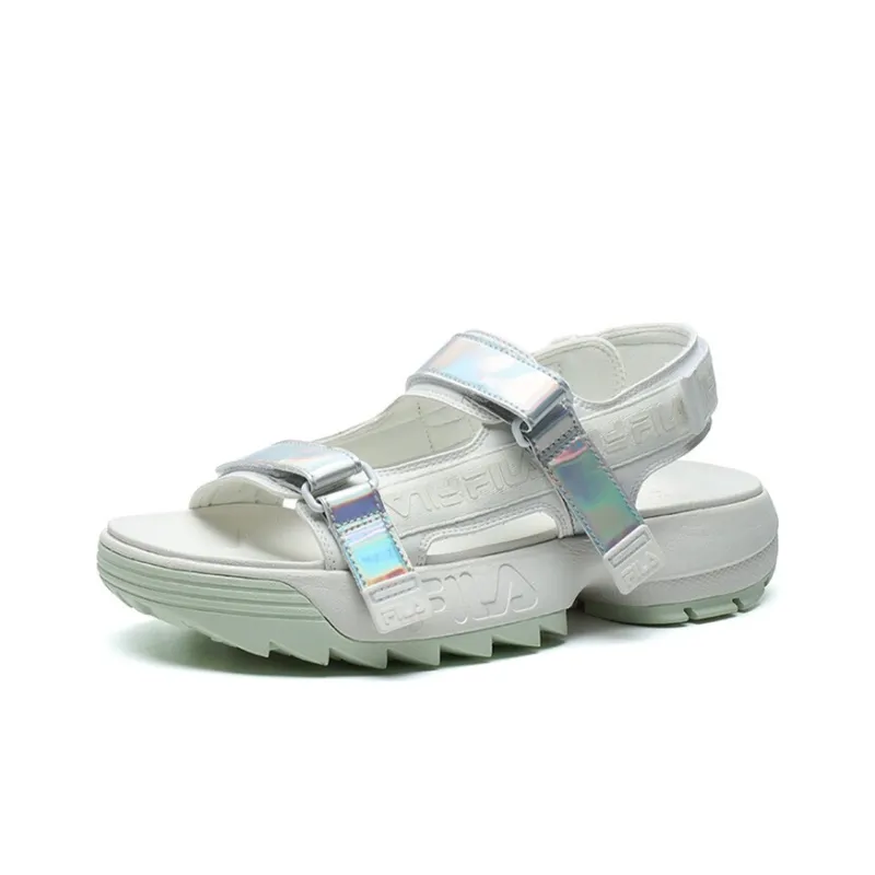 FILA Disruptor Sports Sandals Gs White Women's-1