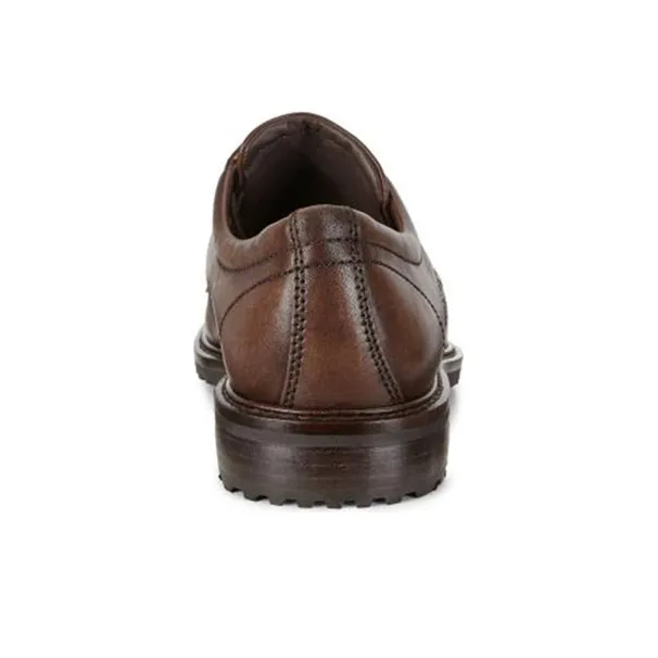 Ecco Dress Shoes Men Low Top Brown-3