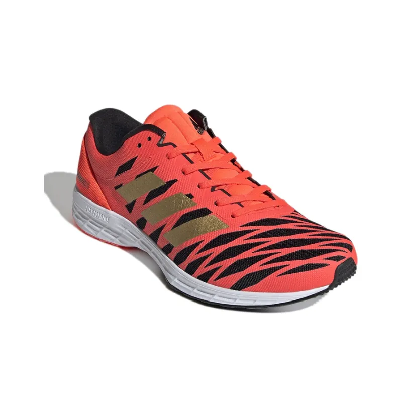 Adidas Adizero RC 3 Wear-Resistant Low-Top Running Shoes Men's Orange Black-2