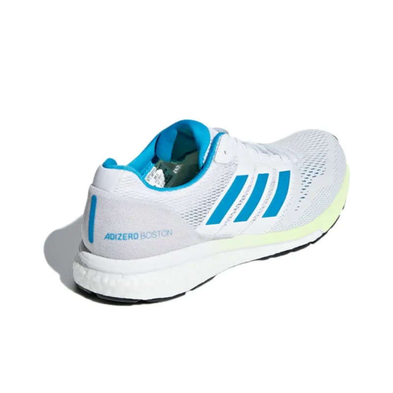 Adidas Adizero Boston 7 'White Shock Cyan' Women's-3