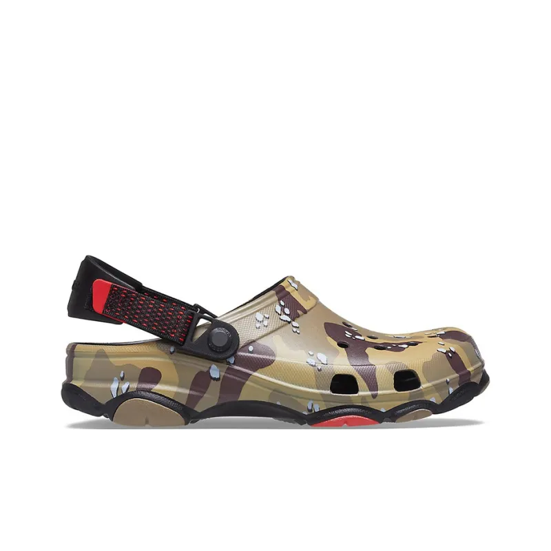 Crocs Classic Clog Desert Camouflage Beach Unisex Black Brown Sandals-1