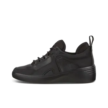 Ecco Soft 7 Wedge Stylish Skateboarding Shoes Women's Black