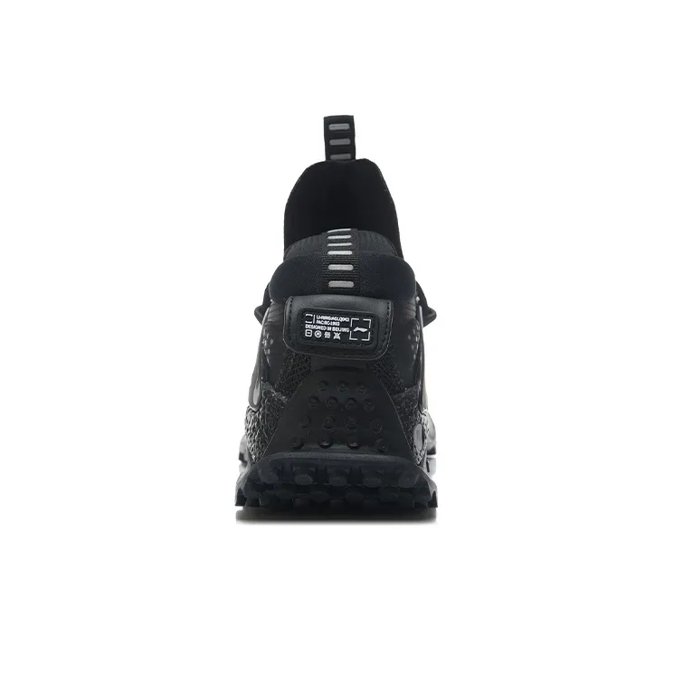 LiNing Pan Gu Chunky Sneakers Women's Low Top Black-3