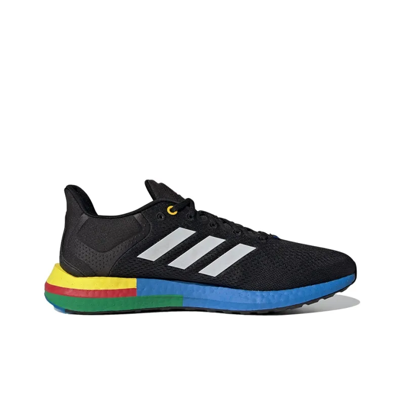 Adidas Pureboost 21 Black Blue Green Yellow Red-1