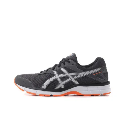 Asics Gel-Galaxy 9 Wear-Resistant Mid-Top Running Shoes Men's Gray White