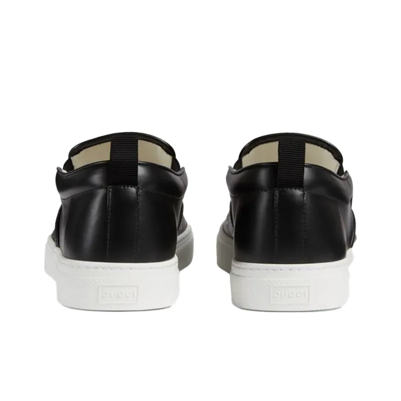 GUCCI Slip On 'GG Embossed Black'-3