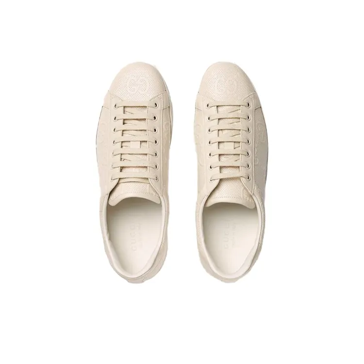 GUCCI Ace 'GG Embossed White'-2