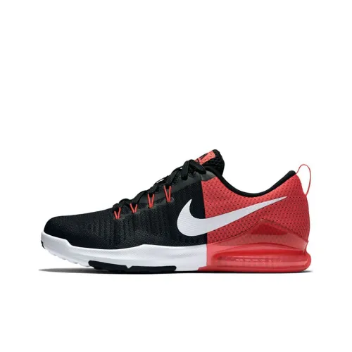 Nike Zoom Train Action Running Shoes Men Low-Top Black/Red/White