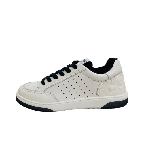 CHANEL 22P Trainer White Black Women's