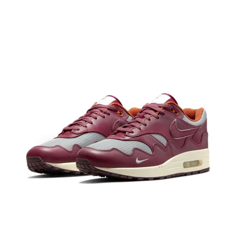 Nike Air Max 1 Patta Waves Rush Maroon Without Bracelet-2