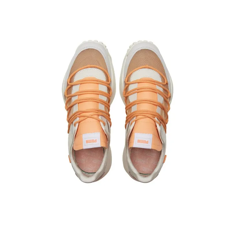 PUMA Lace Rider T White/Orange-2