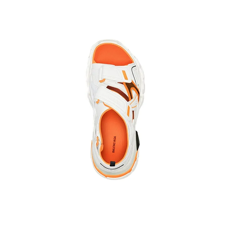 Balenciaga Track Sandal White Orange-3