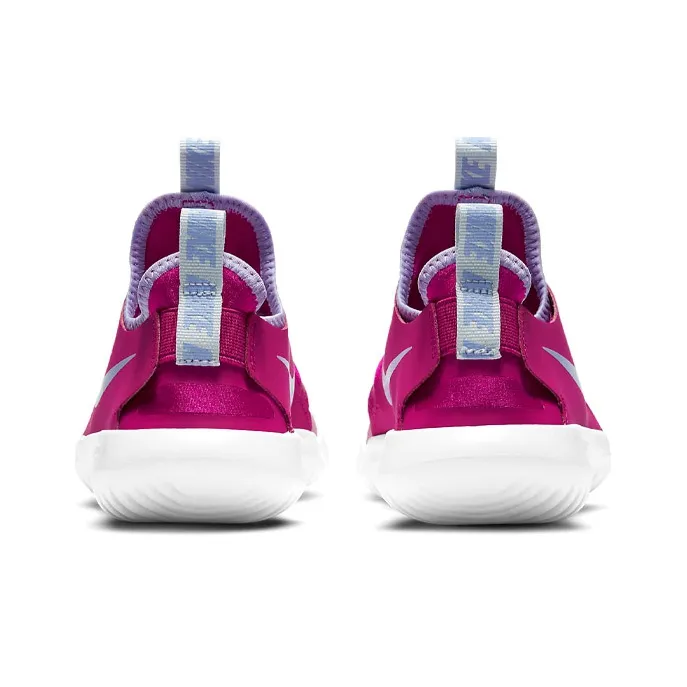 Nike Flex Runner Cushioning Anti-Slip And Wear-Resistant Low-Top Running Shoes GS Rose Red-4