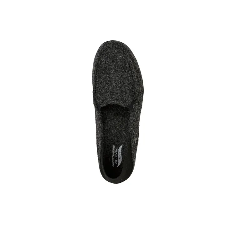 Skechers ARCH FIT LOUNGE Cushioning Anti-Slip And Wear-Resistant Low-Top Casual Shoes Women's Black Gray-3