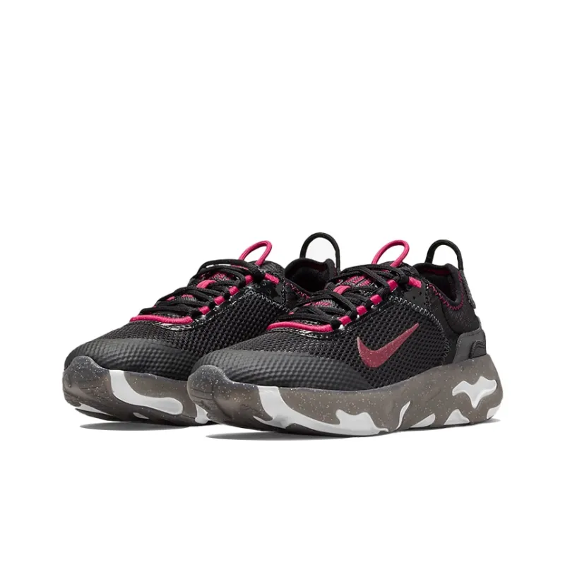 Nike React Live Se Low Top Black/Pink Gs-2