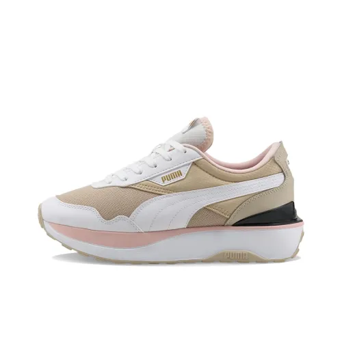 PUMA Cruise Rider Trainer Casual Shoes Women's Low-Top White/Brown