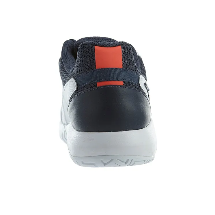 Nike Air Zoom Resistance Cushioning, Slip Resistant, And Abrasion Resistant Low Top Tennis Shoes Men's White Blue-3