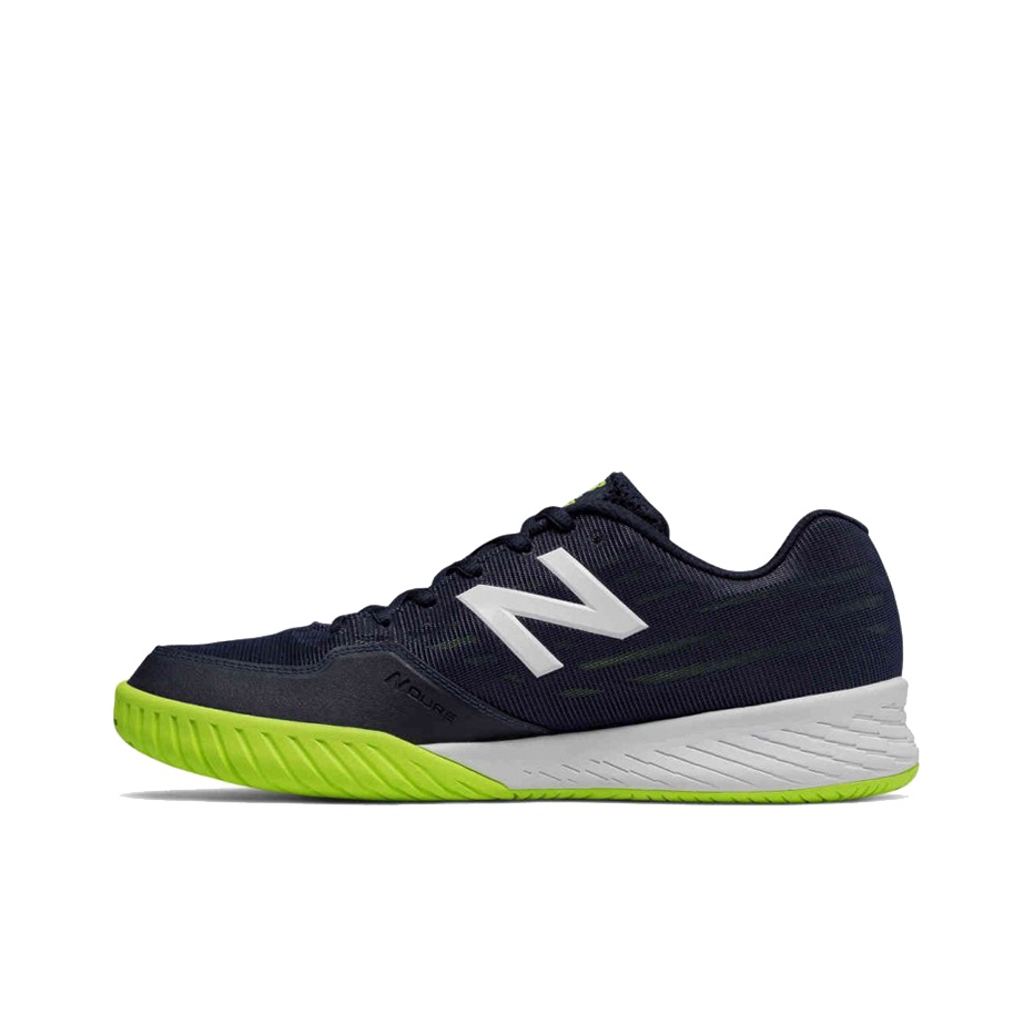 New Balance NB 896 Tennis Shoes Men Low Top Marine Blue White Green POIZON