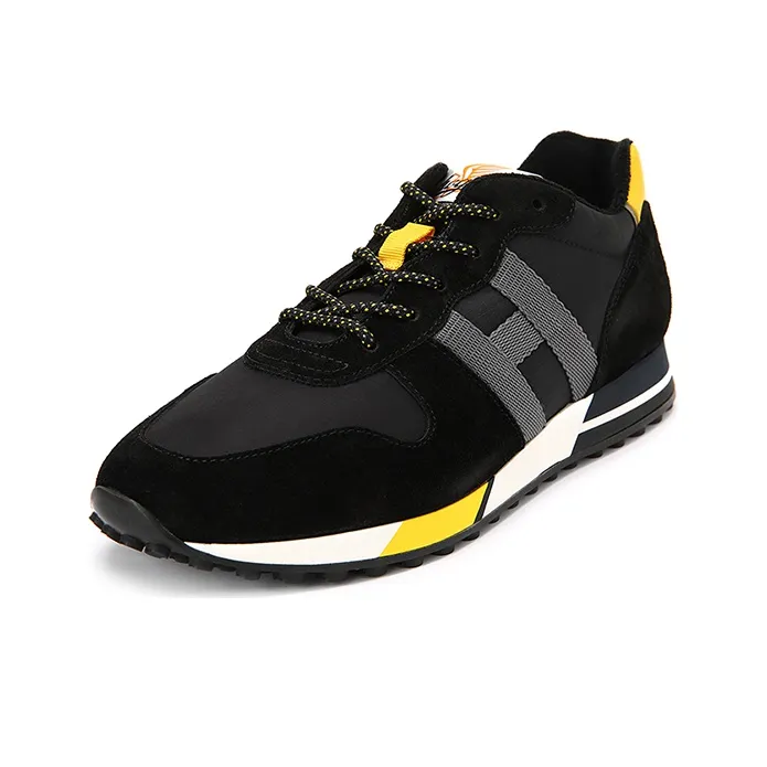 HOGAN NEW RUNNING Low-Top Casual Shoes Men's Yellow-1