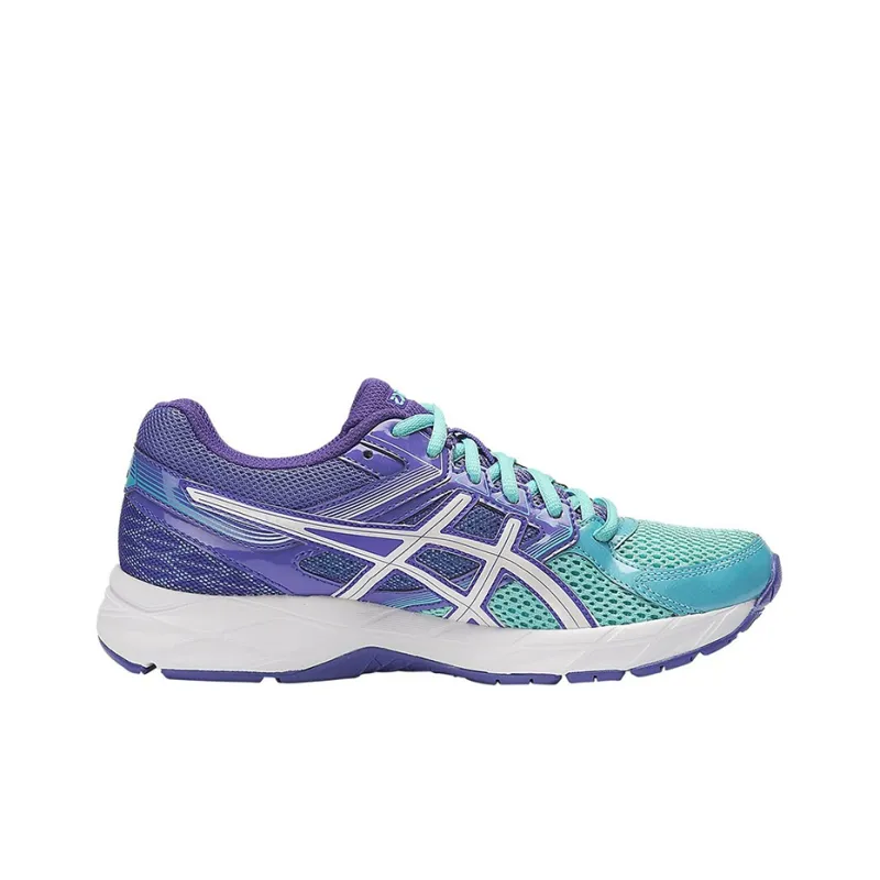 Asics Gel-Contend 3 Durable Breathable Low-Top Running Shoes Women's Mint Green Purple-1