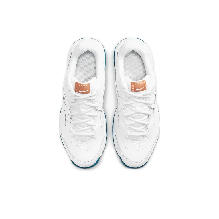 Nike Court Lite 2 White Green Abyss-3
