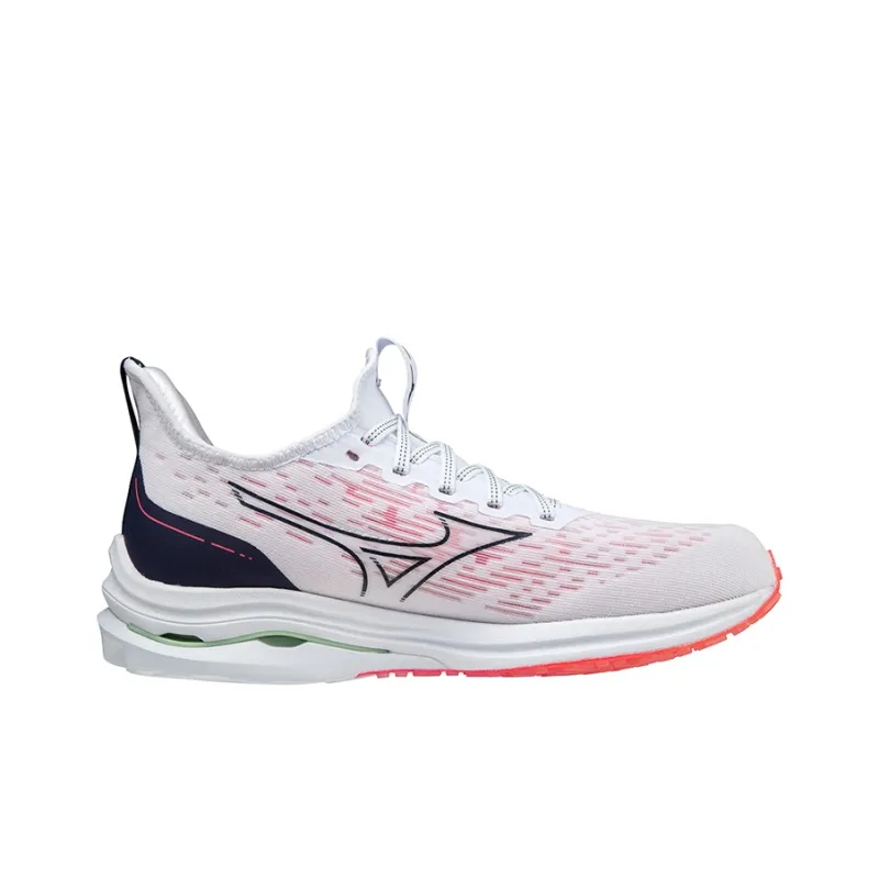 Mizuno Wave Rider Neo 2 Anti-Slip And Wear-Resistant Breathable Low-Top Running Shoes Women's White Pink-1