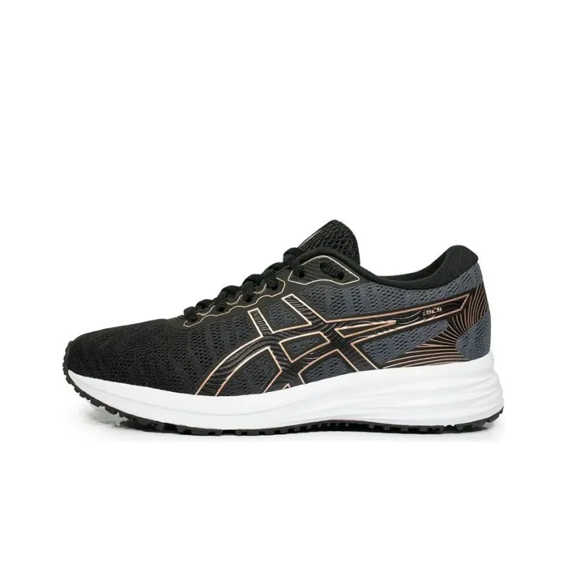 Asics Taikai Breathable Lightweight And Wear-Resistant Low-Top Running Shoes Women's Black Gray Color-0
