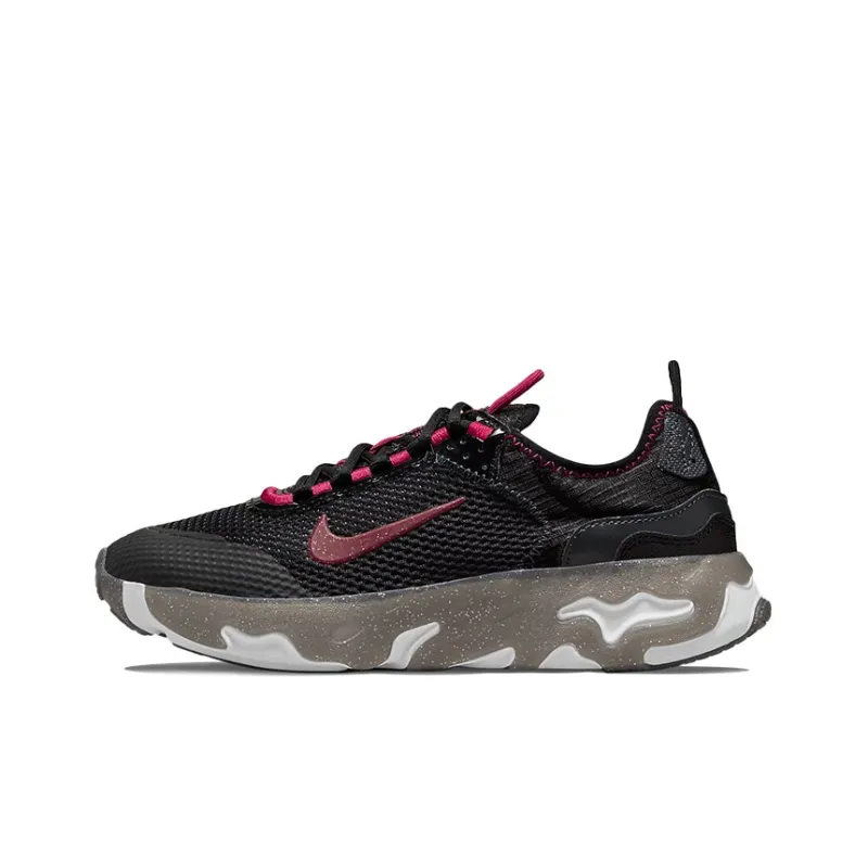Nike React Live Se Low Top Black/Pink Gs-0