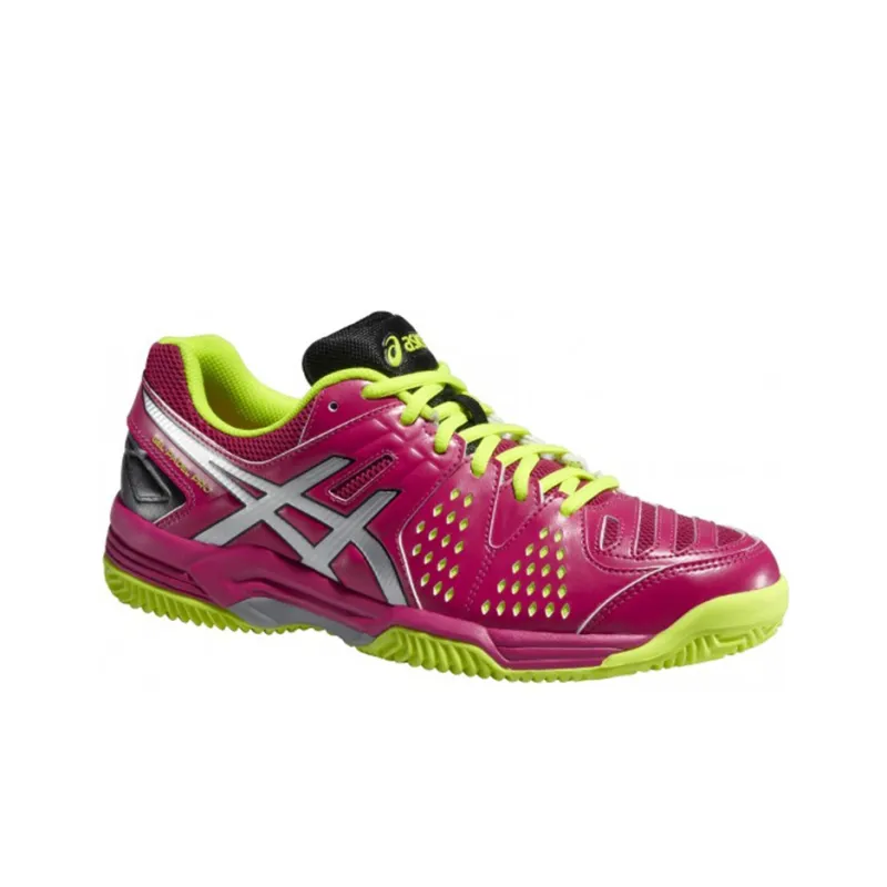 Asics Gel-Padel Pro 2 SG Anti-Slip Wear-Resistant Low-Top Running Shoes Women's Fuchsia-1