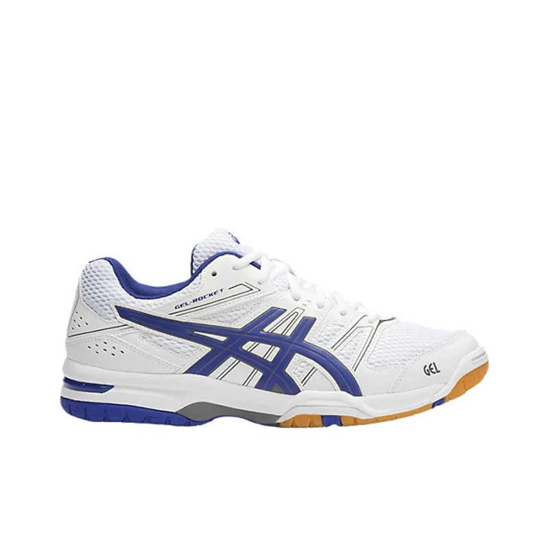 Asics Gel-Rocket 7 Running Shoes Men Low-Top White/Blue-1
