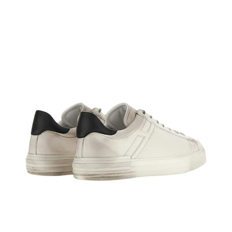 HOGAN Rebel Skateboard Shoes Men Low-Top White-3
