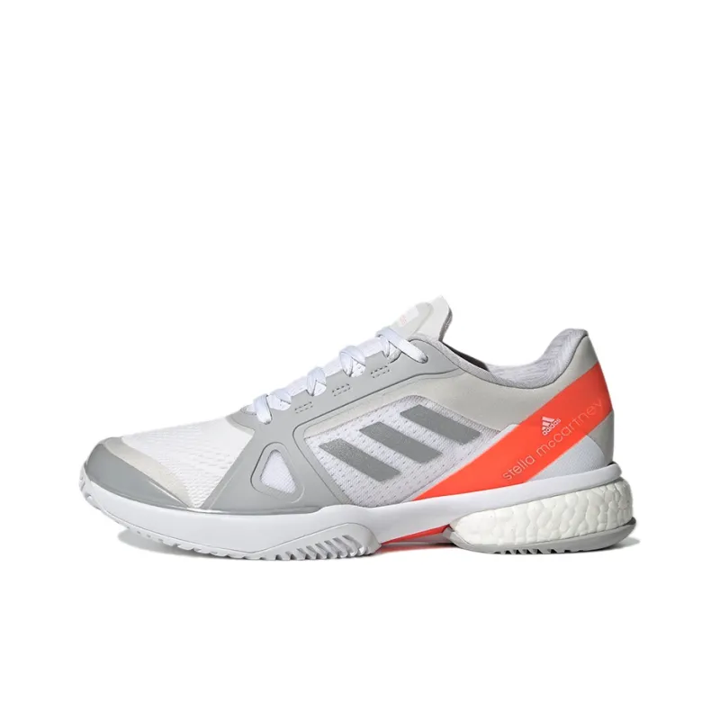 Adidas Tennis X Stella McCartney Court Tennis 'White Silver Metallic' Women's-0
