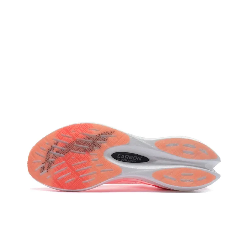 LiNing Feidian Challenger 䨻 Durable Breathable Low-Top Running Shoes Men's Fluorescent Fruit Red-5