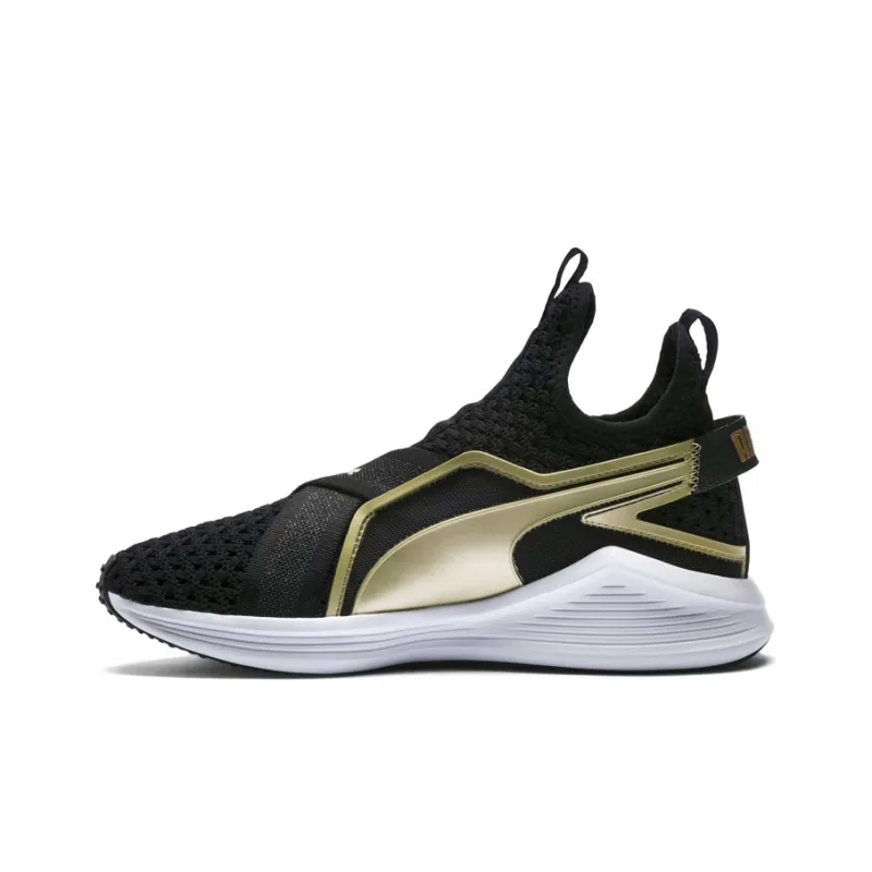 PUMA Fierce Anti-Slip Wear-Resistant Low-Top Running Shoes Women's Black-0