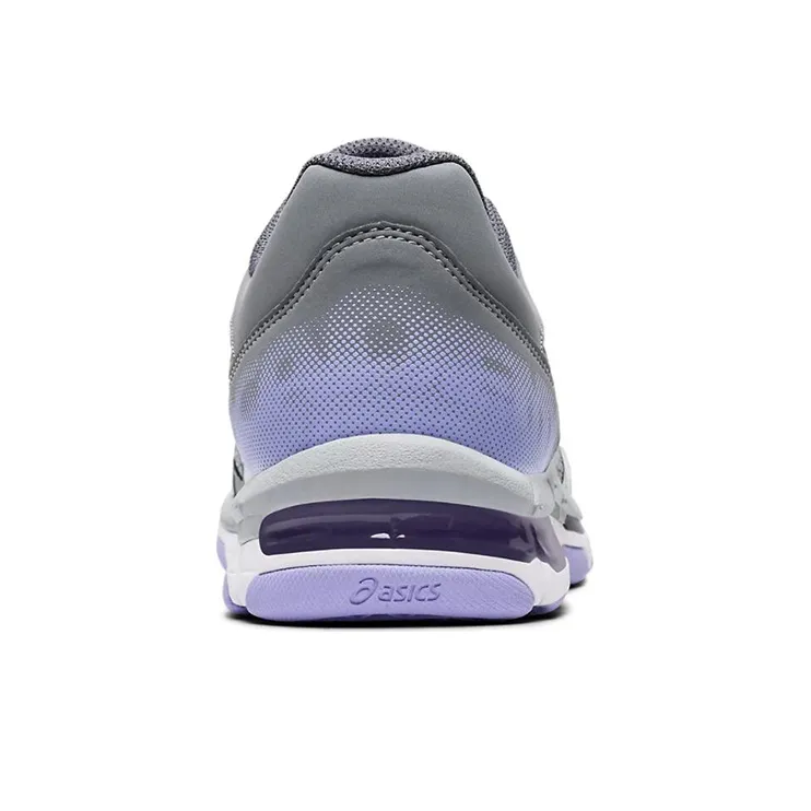 Asics Gel-Netburner Academy 8 Slip-Resistant Breathable Low-Top Running Shoes Women's Gray White-4