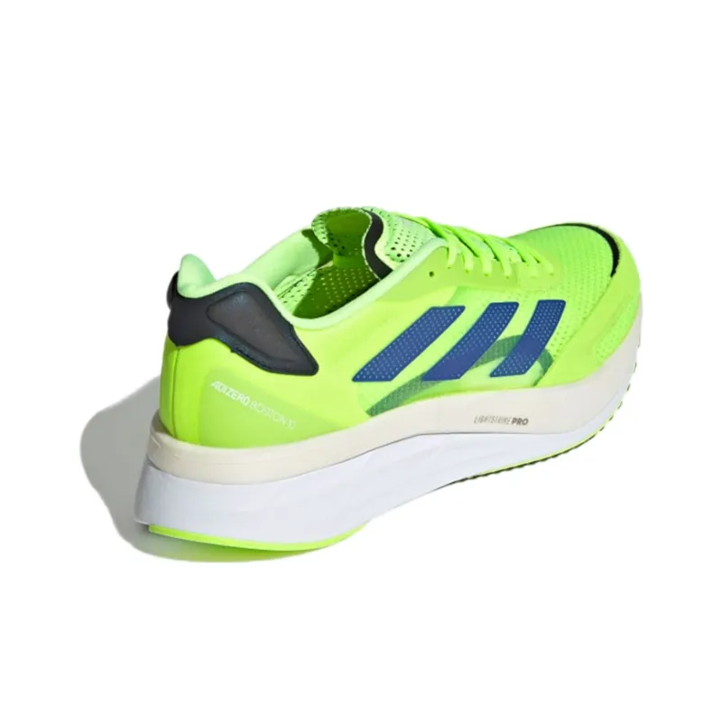 Adidas Adizero Boston 10 Signal Green Sonic Ink-3